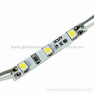Rectangle LED Backlight Module with 3*3528 SMD 36*5mm Double FR-4 Fiberglass Panels Heat-dissipation